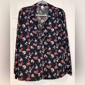 JW Romantic Black with flower accents. Size L